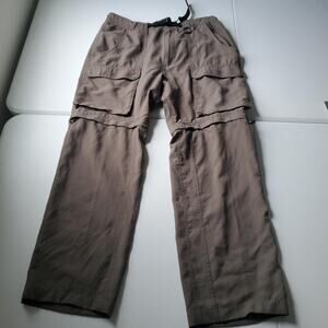 Boy Scouts Of America Pants Mens Medium Brown Uniform Switchbacks Zip Off Cargo